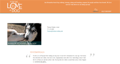 Desktop Screenshot of fortheloveofdog.info